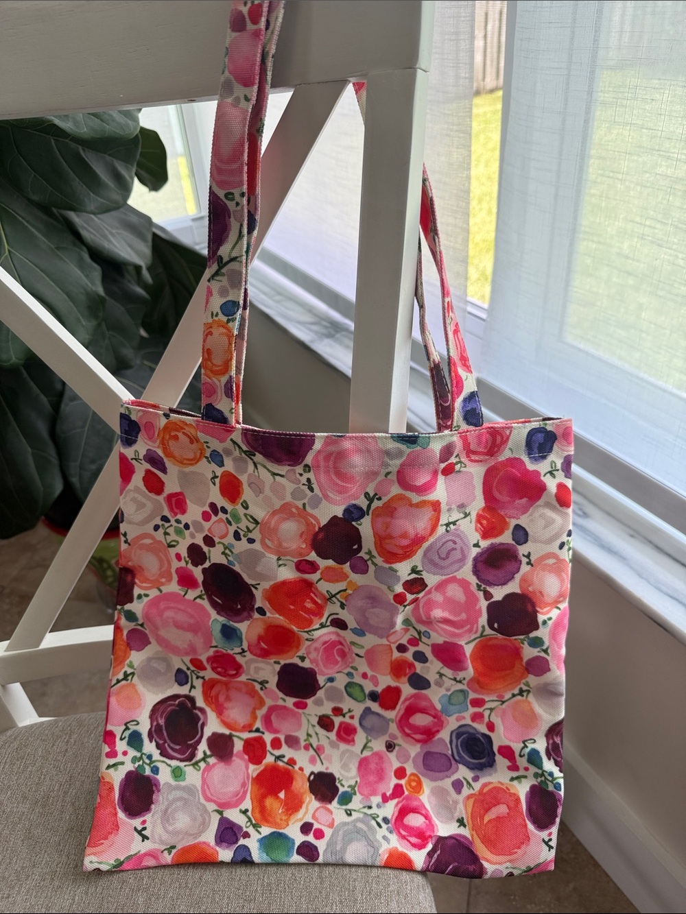 kate spade Pink Multi Floral Canvas Tote